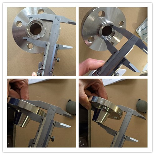 Astm A182 F317 / 317l SCH5S Ổ cắm được hàn Mặt bích mặt bích thép không gỉ 2